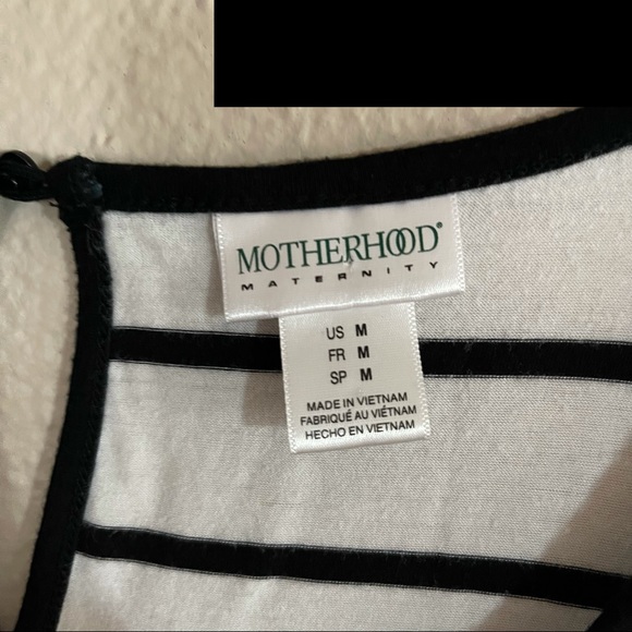 Motherhood Maternity Black and White Tank Top - Picture 9 of 13